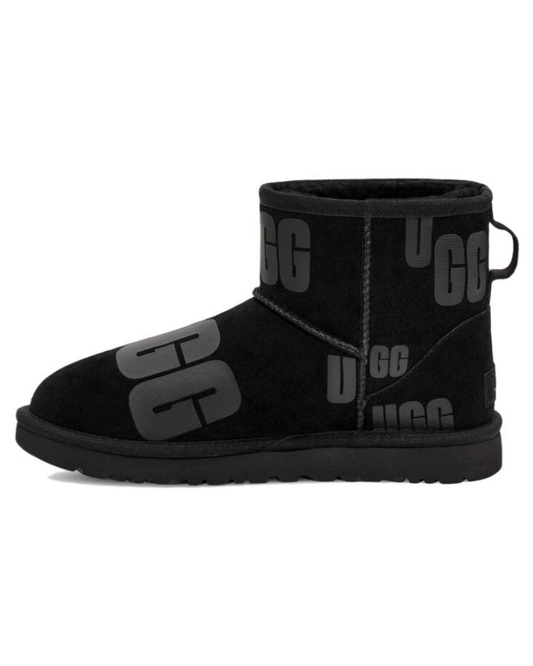 Ugg Black (Wmns) Classic Mini Scatter Graphic