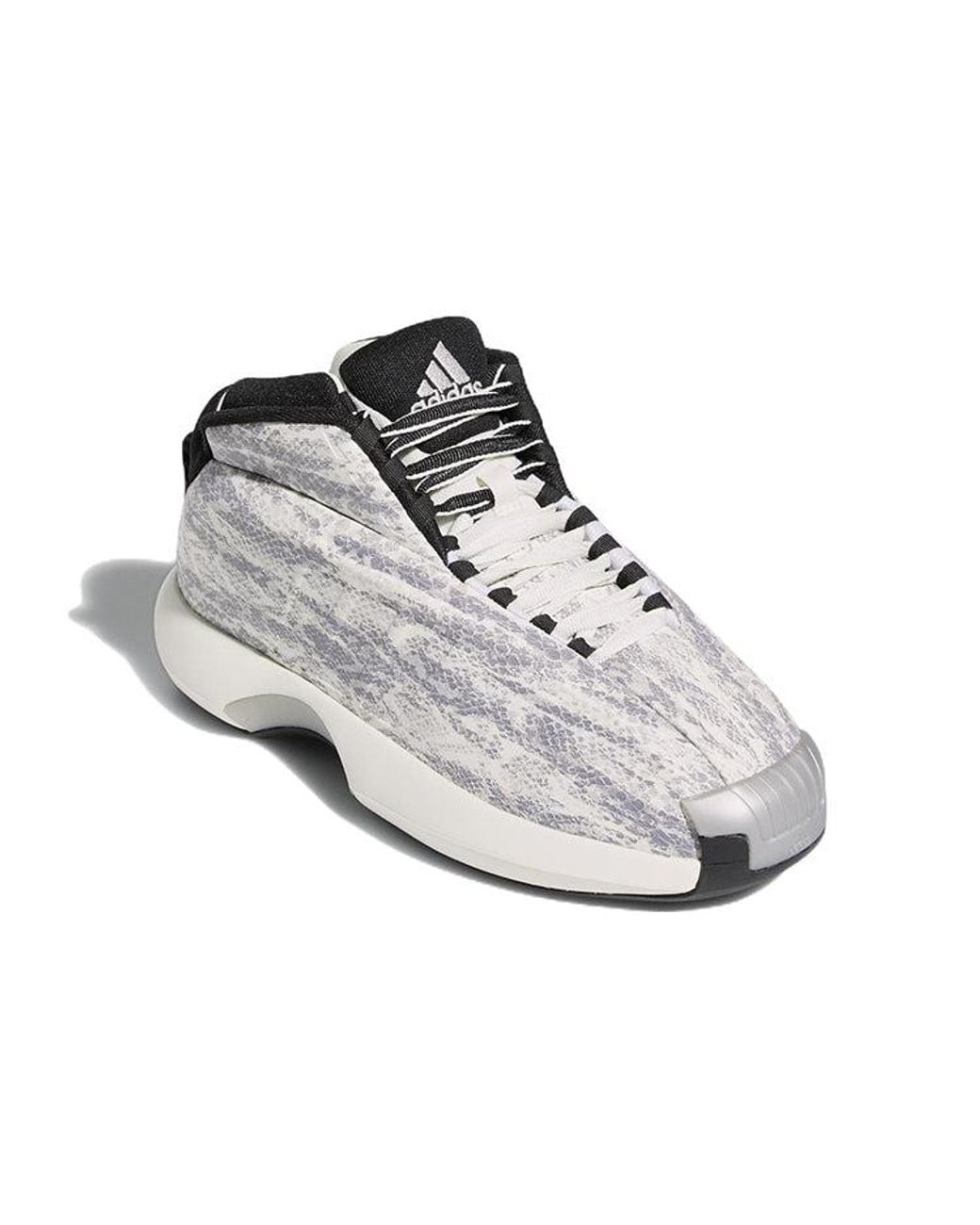 Adidas White Crazy 1 Snakeskin Shoes 'Off' for men
