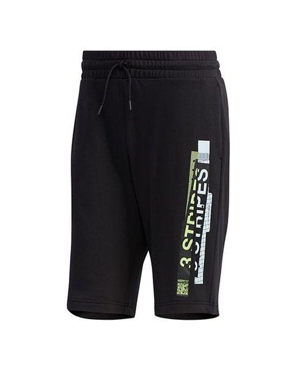 Adidas Black Neo M Faves Short 1 Printing Shorts for men