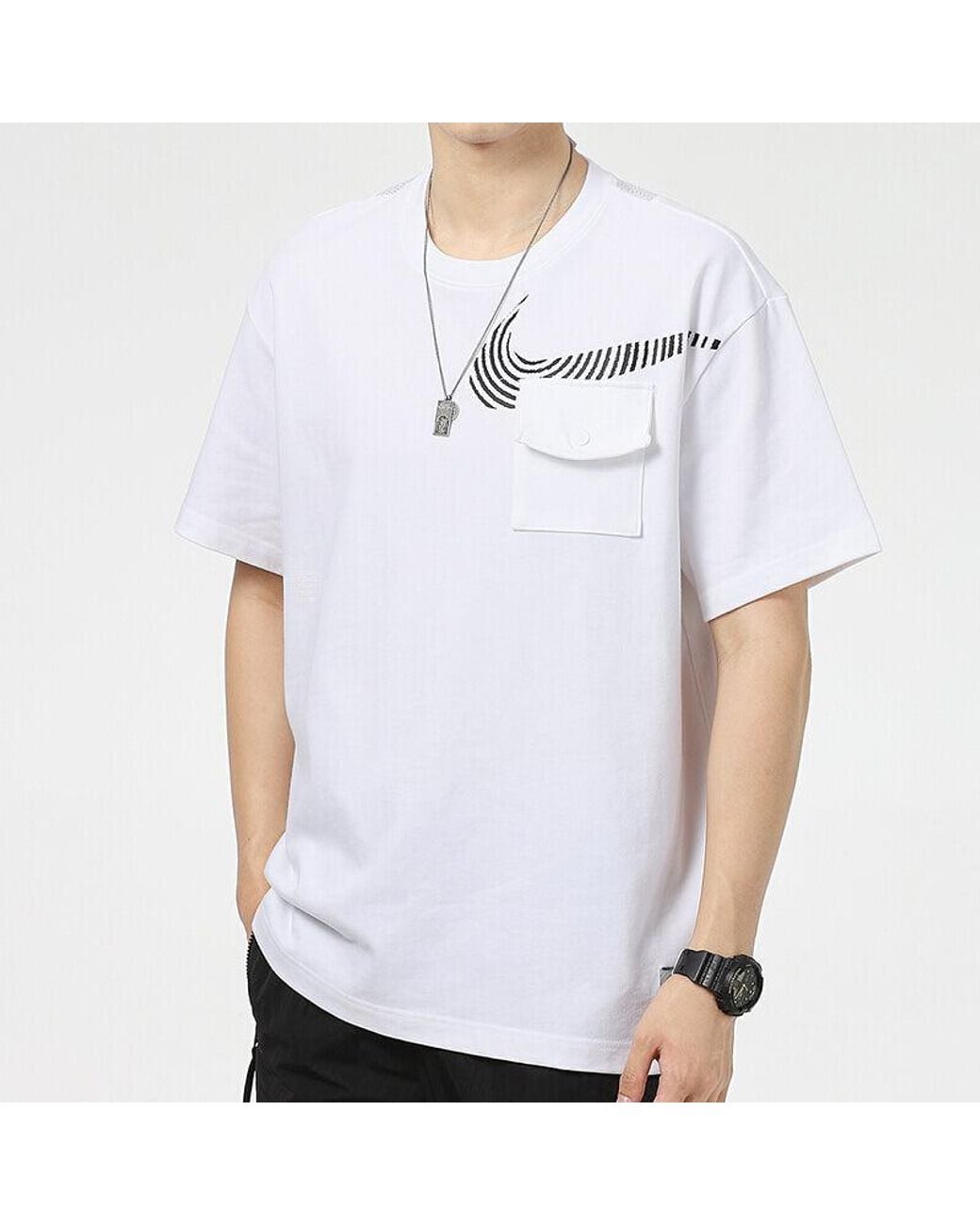 Nike White As Sportswear Great Unity Ss Top for men