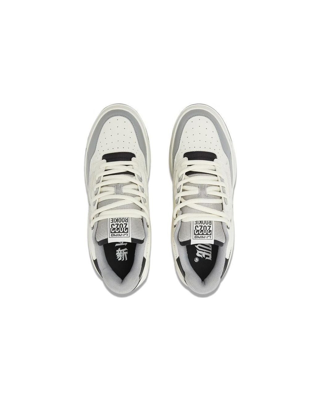 Li-ning White Badfive Rookie 2 Low for men