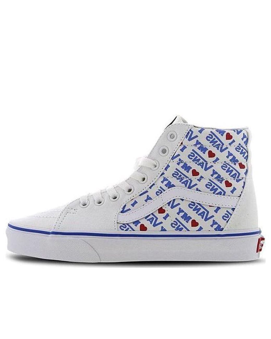 Vans Blue Sk8-Hi 'I Heart for men