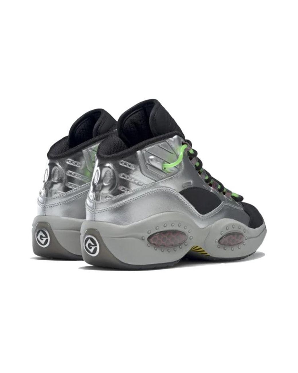 Reebok Gray Illumination's Minions X Question Mid 'Gru's Lab' for men