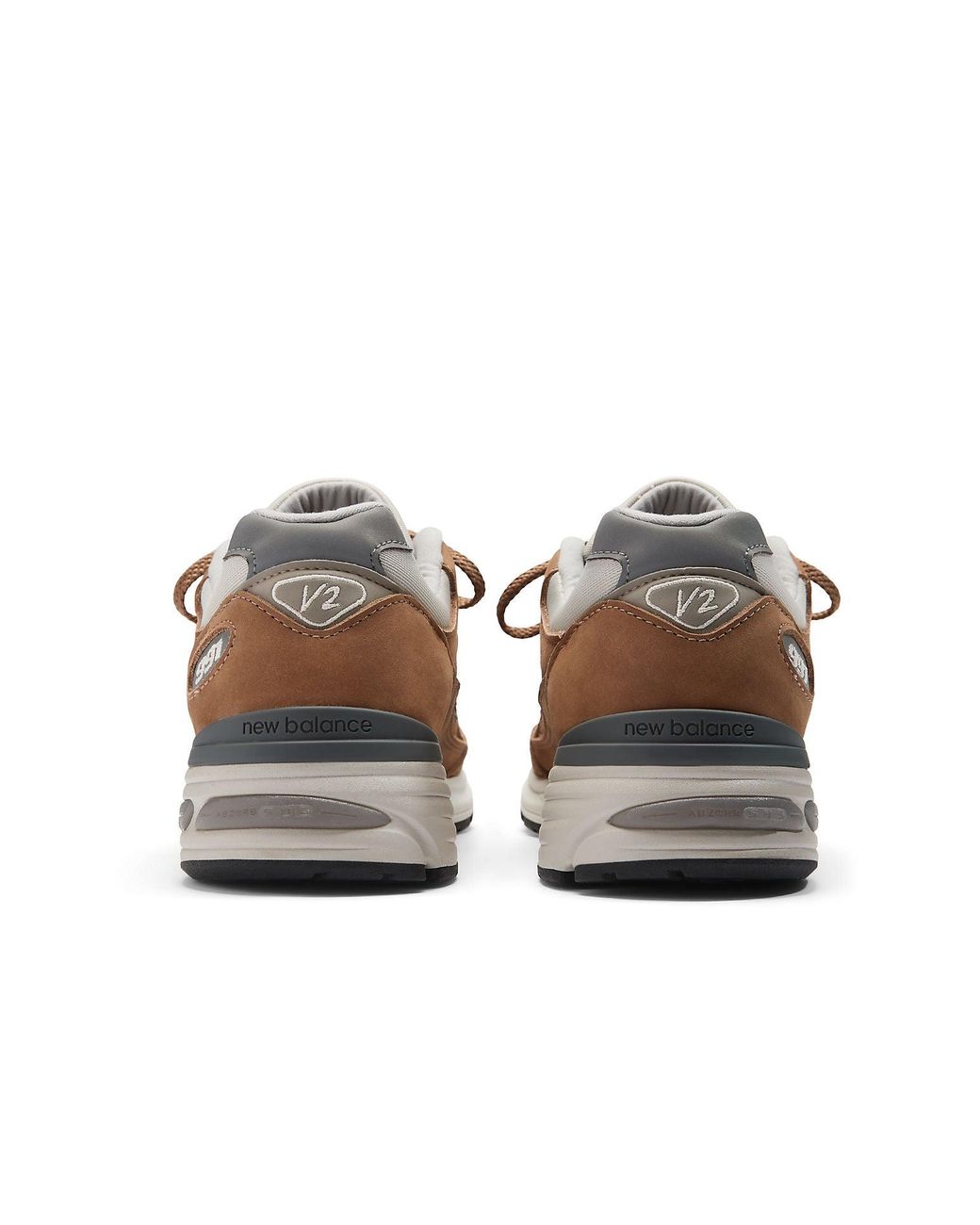 New Balance Made In Uk 991v2 Nostalgic Sepia In Brown/grey Suede/mesh for men