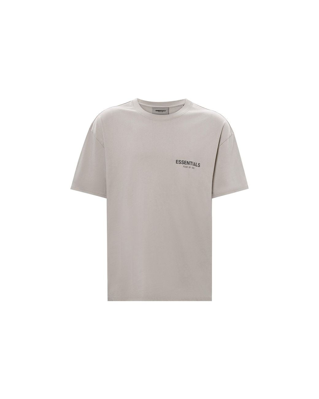 Fear Of God Gray Fw21 Short Sleeve Tee for men