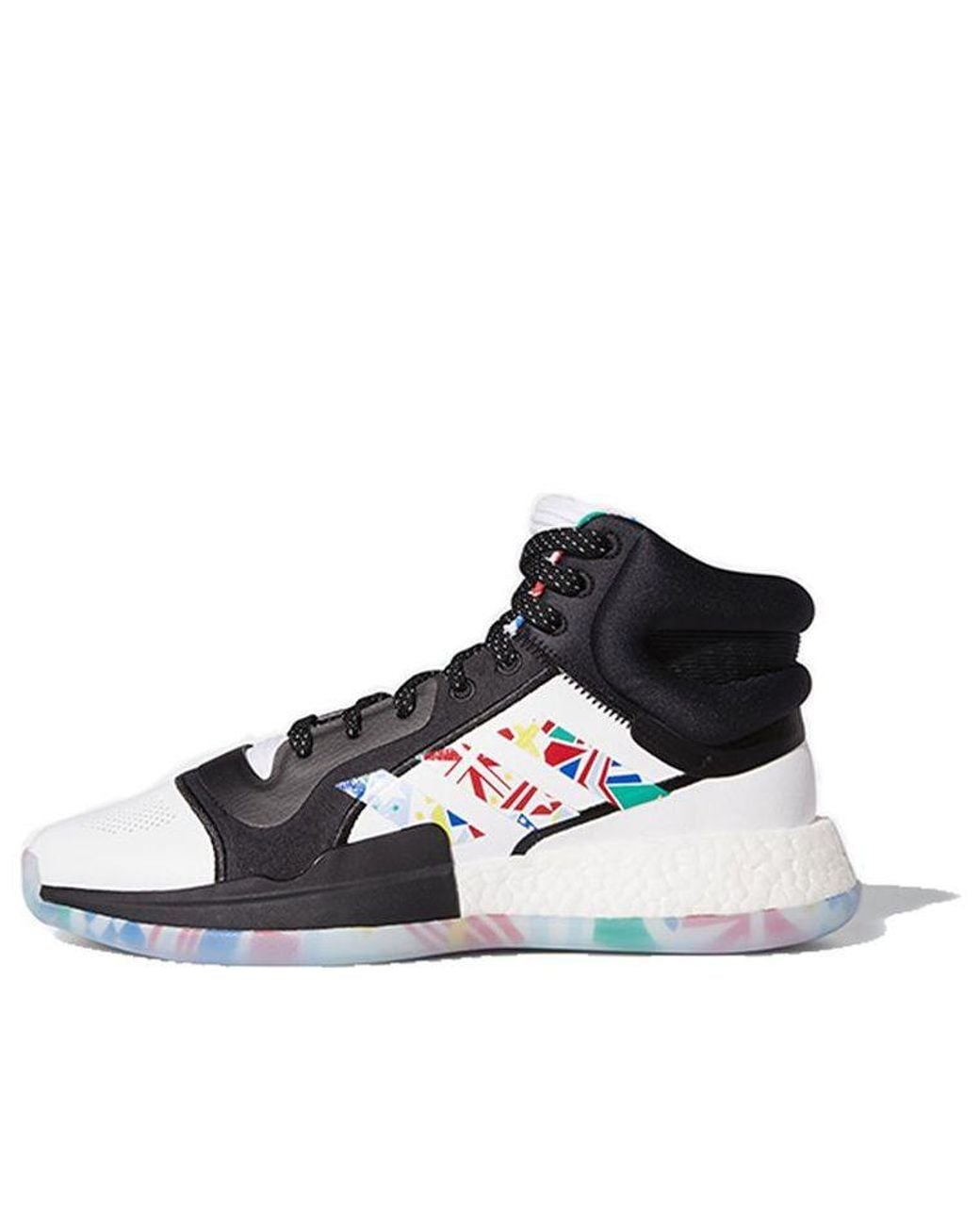 Adidas Black Marquee Boost Fiba 'Ball Around The World' for men