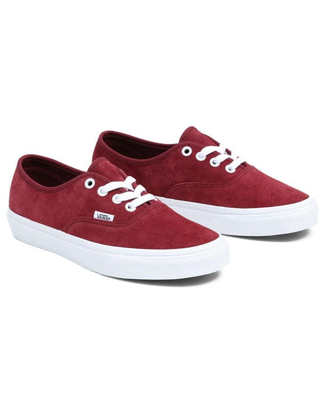 Vans Red Pig Suede Authentic for men