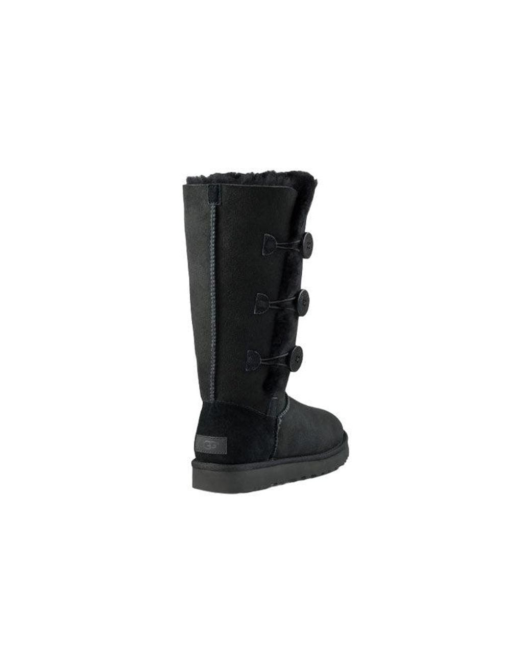 UGG Wmns Bailey Button Triplet Ii Boot High Top in Black Lyst