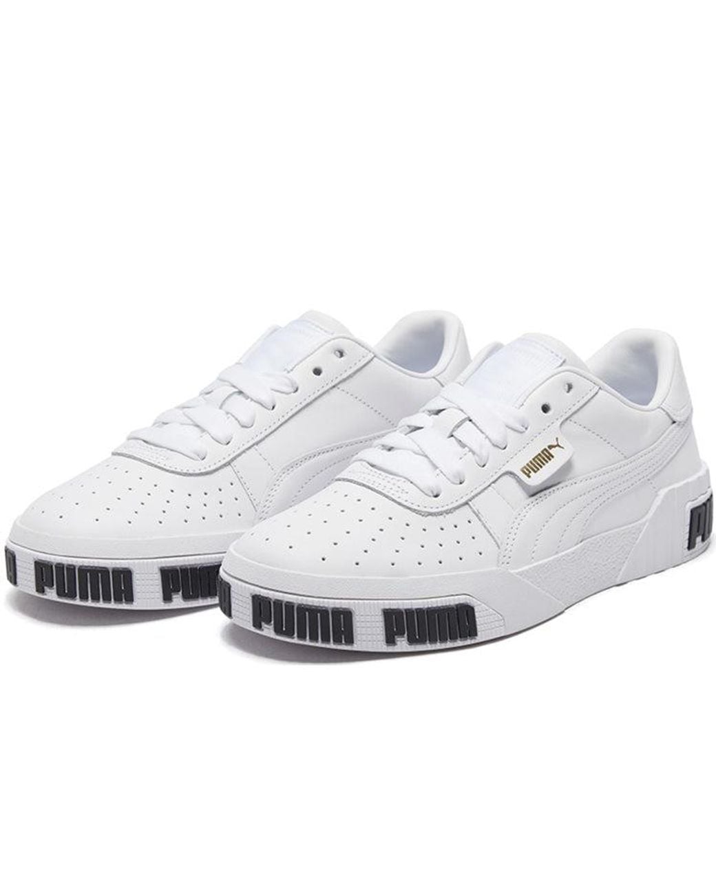 PUMA White (Wmns) Cali Bold Metallic'