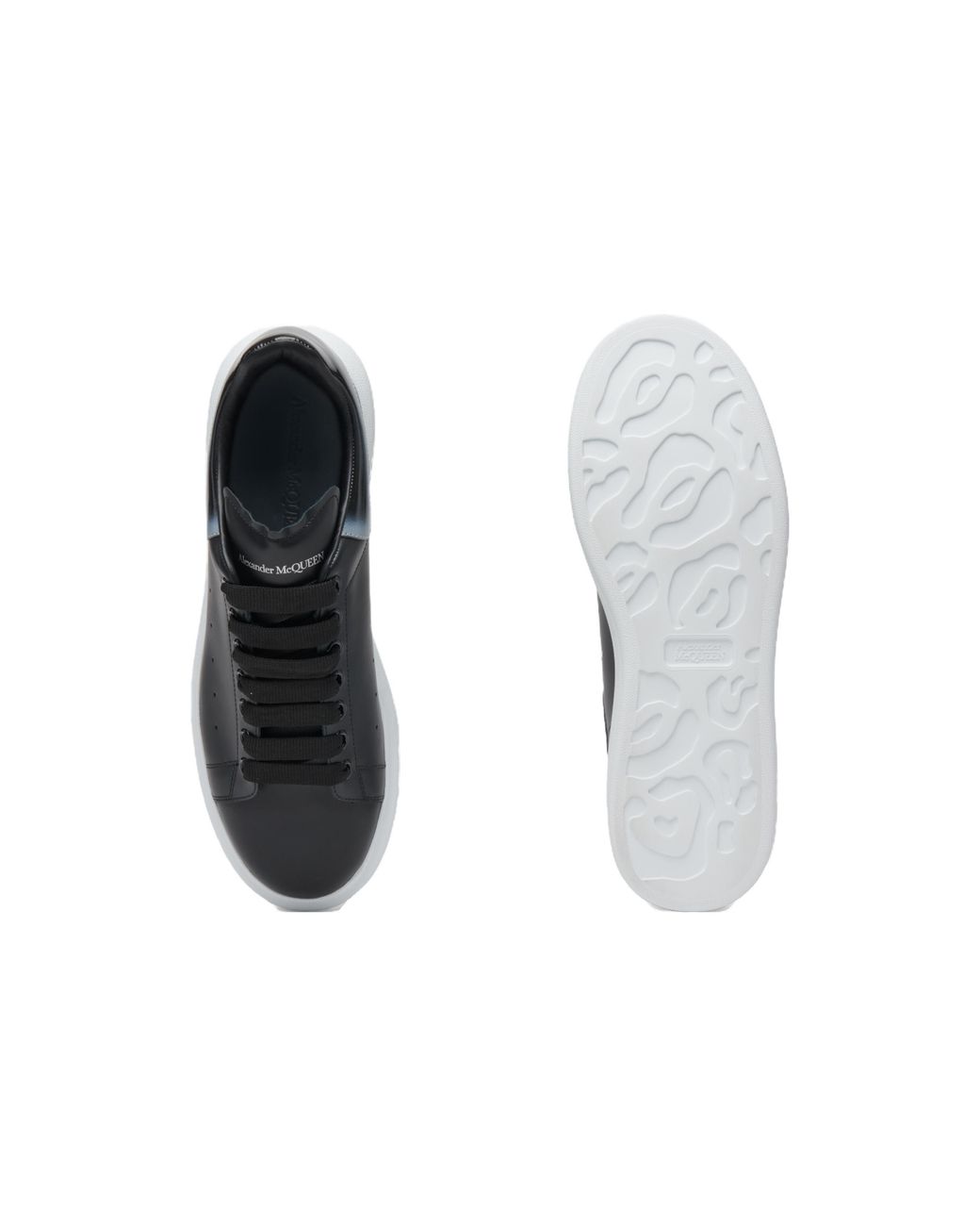 McQueen Blue Larry Leather Sneakers for men