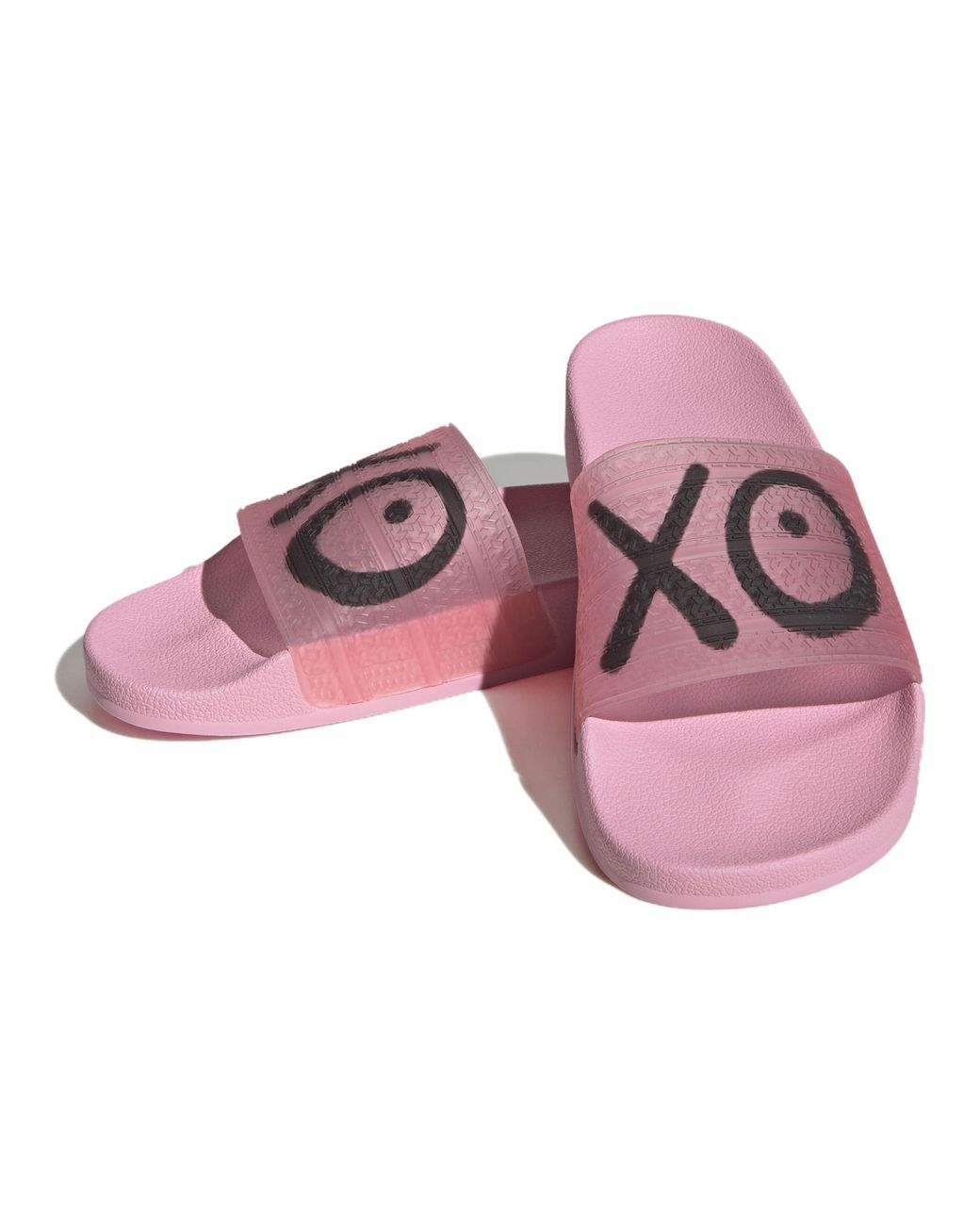 Adidas Pink Adilette X Andr Saraiva Glow'