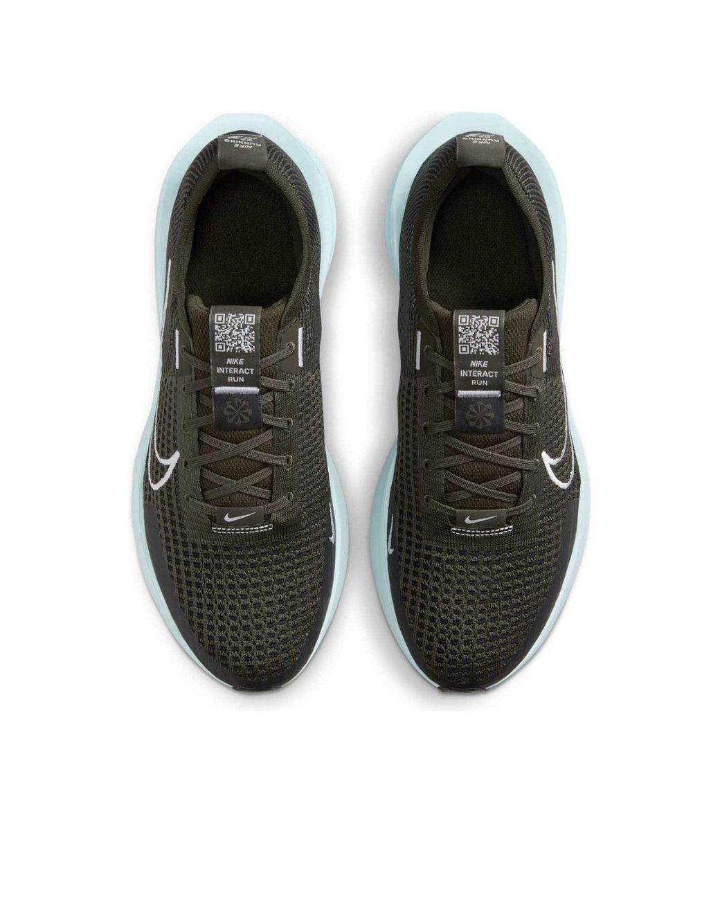 Nike Black Interact Run 'Sequoia Glacier' for men