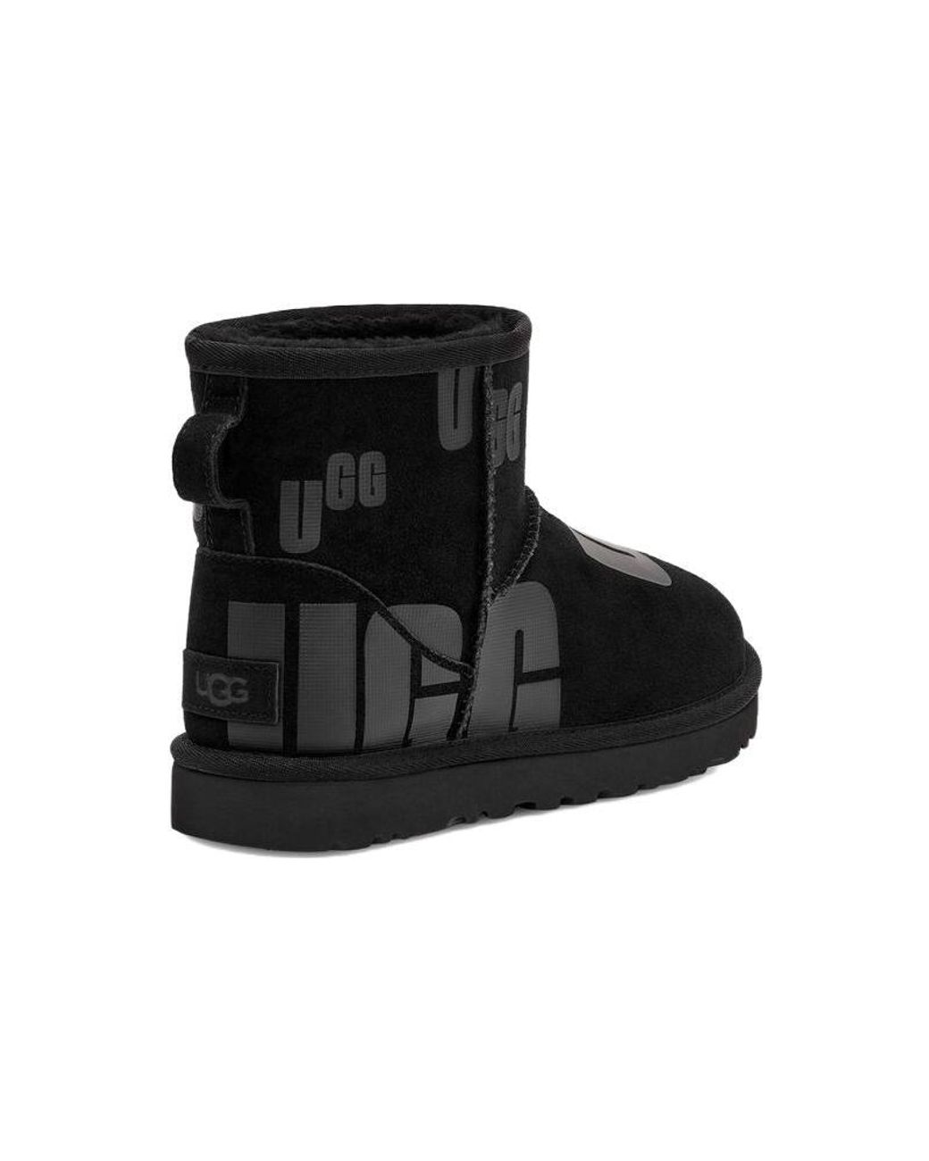 Ugg Black (Wmns) Classic Mini Scatter Graphic