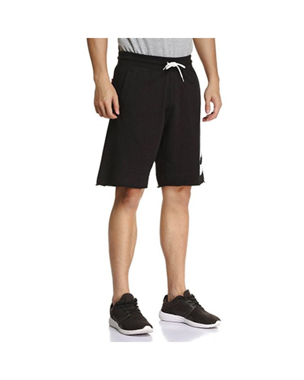 Nike Black Sportswear Ft Gx Short Knitting Sports Short for men