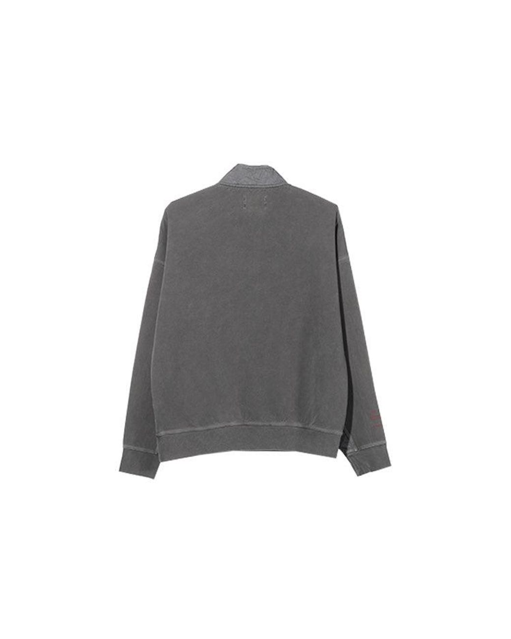 Nike Gray 23 Engineered Half Zip Open Sweatshirt For for men