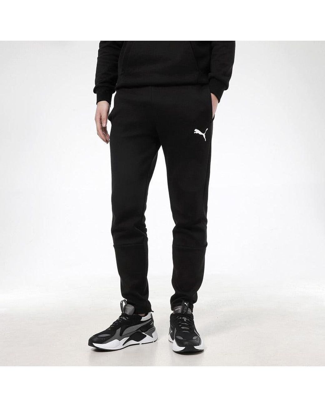 PUMA Black Evostripe Pants for men