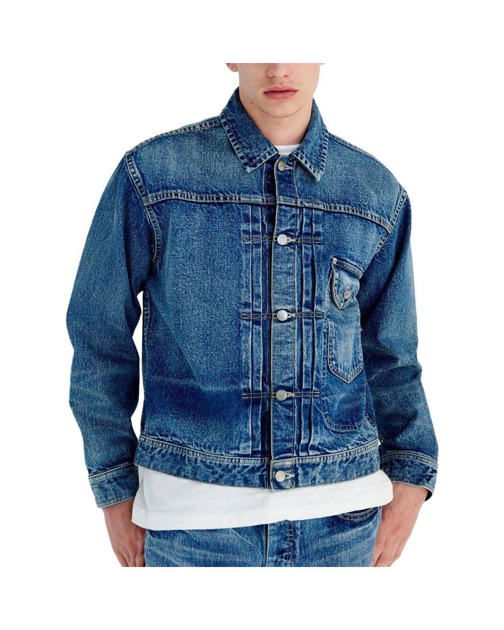 Human Made Denim Work Jacket in Blue for Men | Lyst UK
