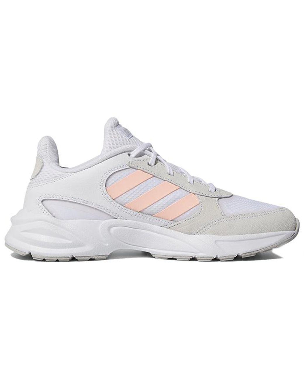 Adidas Neo 90s Valasion 'pink' in White | Lyst