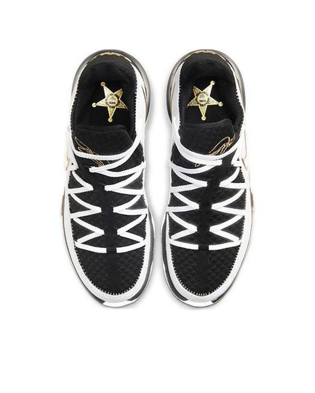 Nike Black Lebron 17 Low 'Metallic' for men
