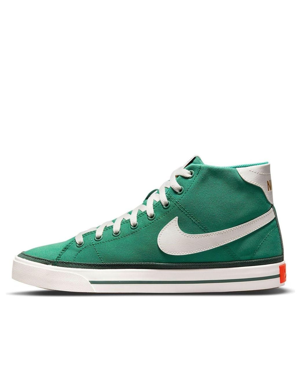 Nike Green Court Legacy Canvas Mid for men