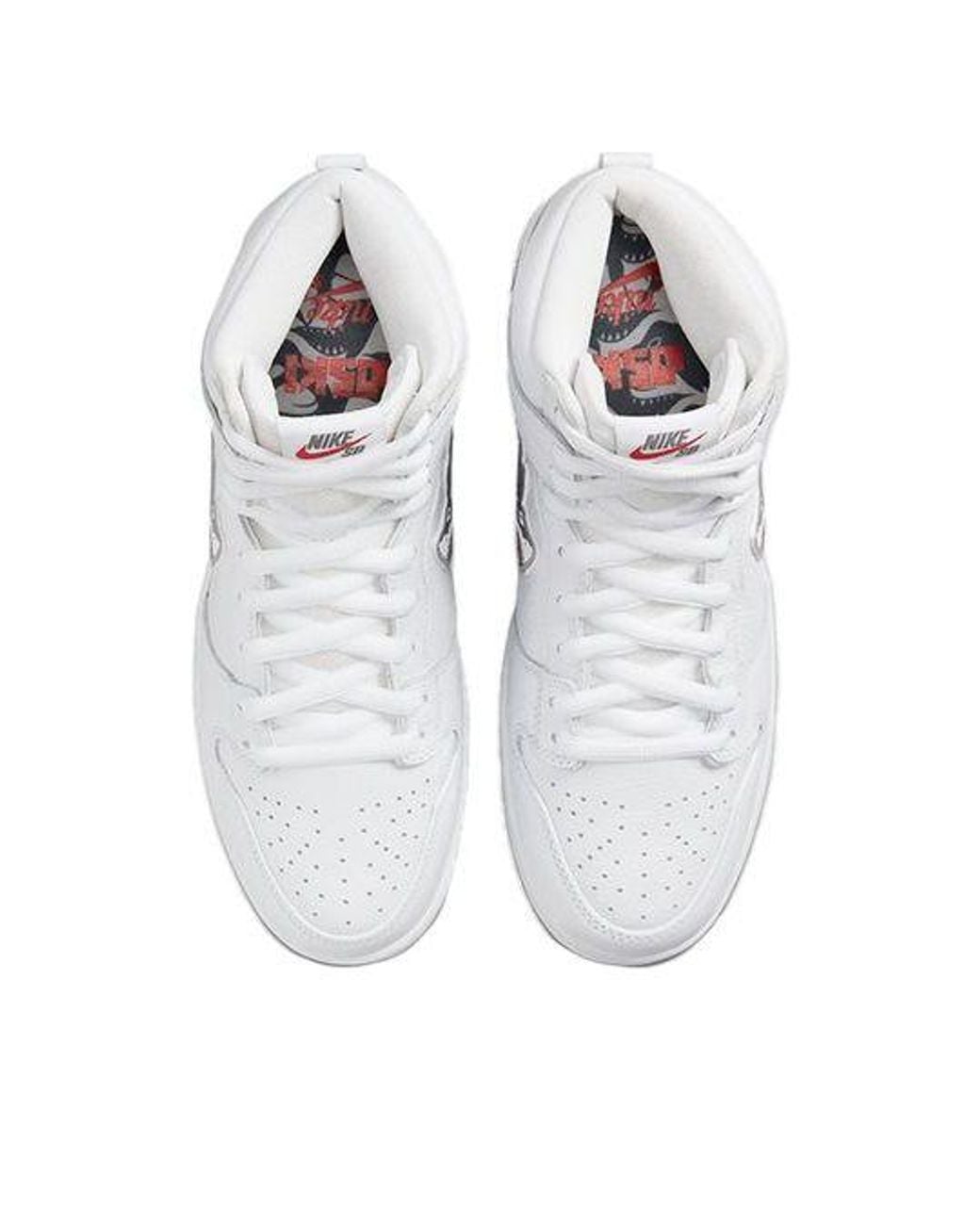 Nike White X Oski Sb Dunk High Shark for men