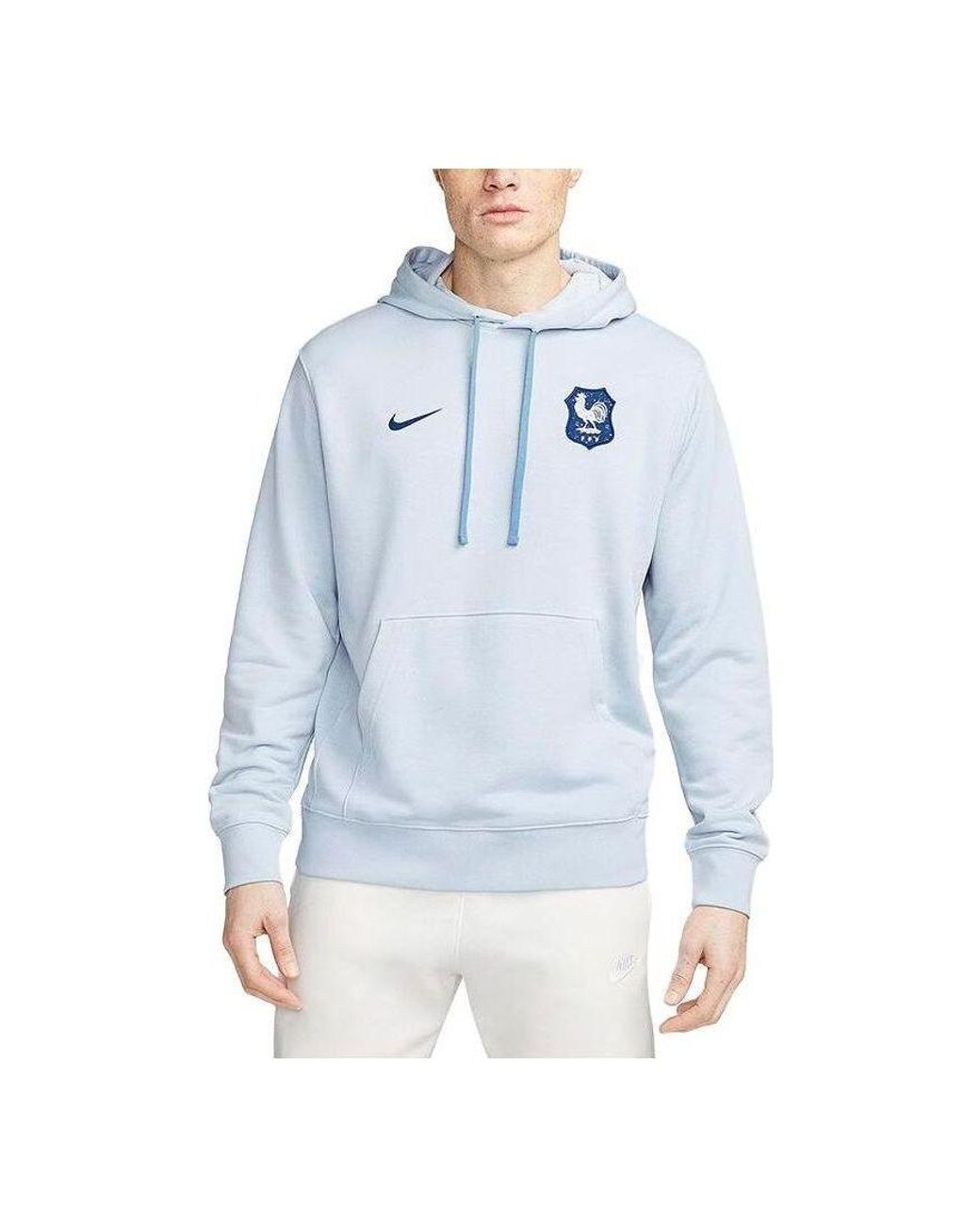 Nike Blue Fff Nsw Club Hoodie 'Light' for men