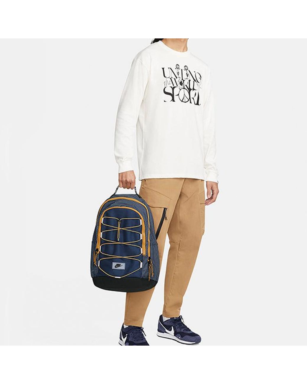 Nike Blue Hayward 2.0 Backpack for men
