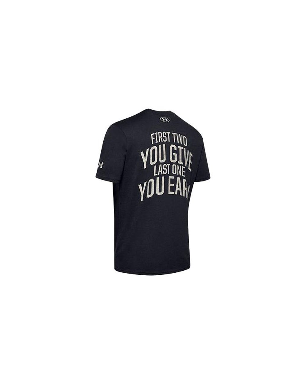 Under Armour Blue Project Rock Bsr Short Sleeve for men