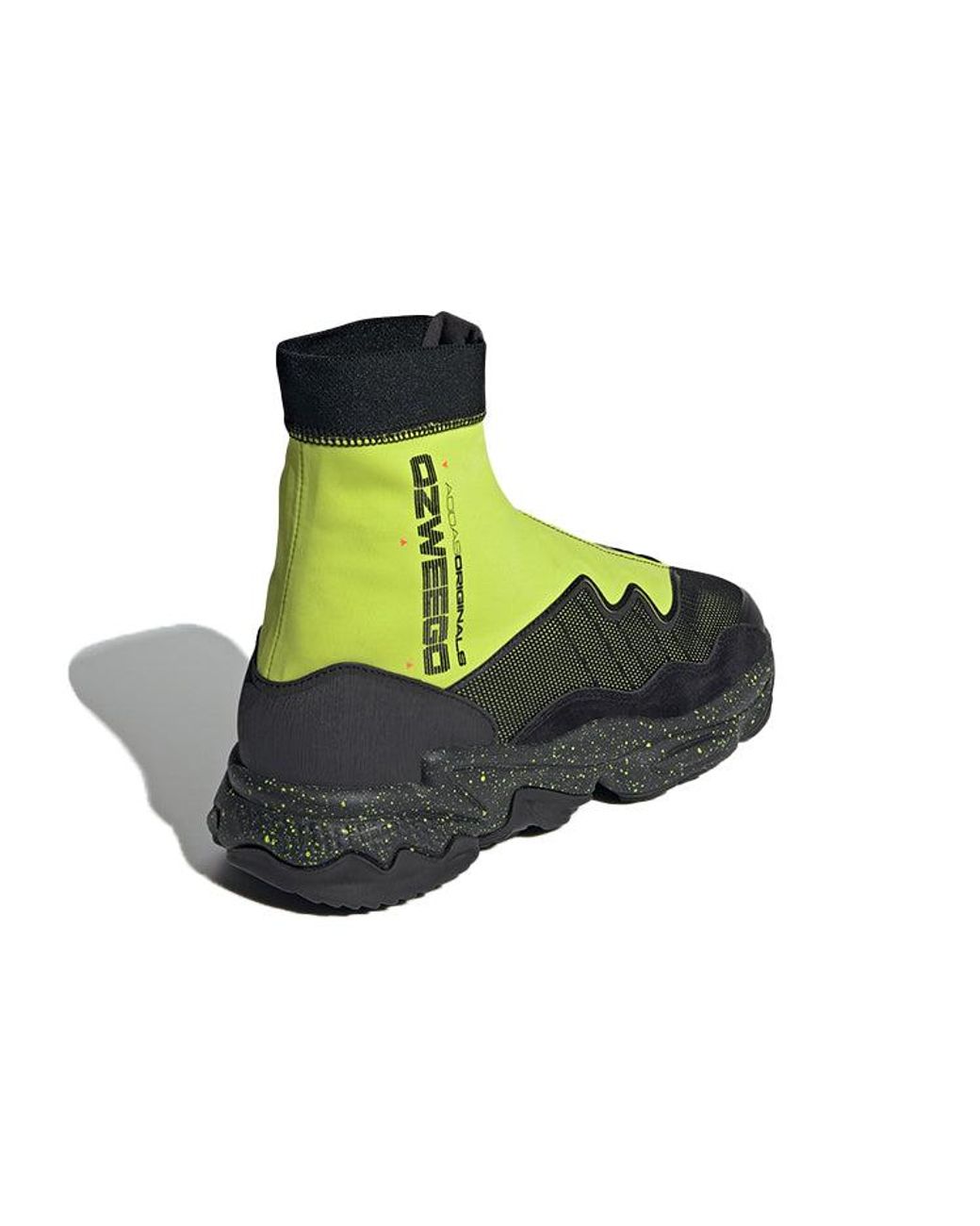 Adidas Black Ozweego Tr Stlt Volt' for men