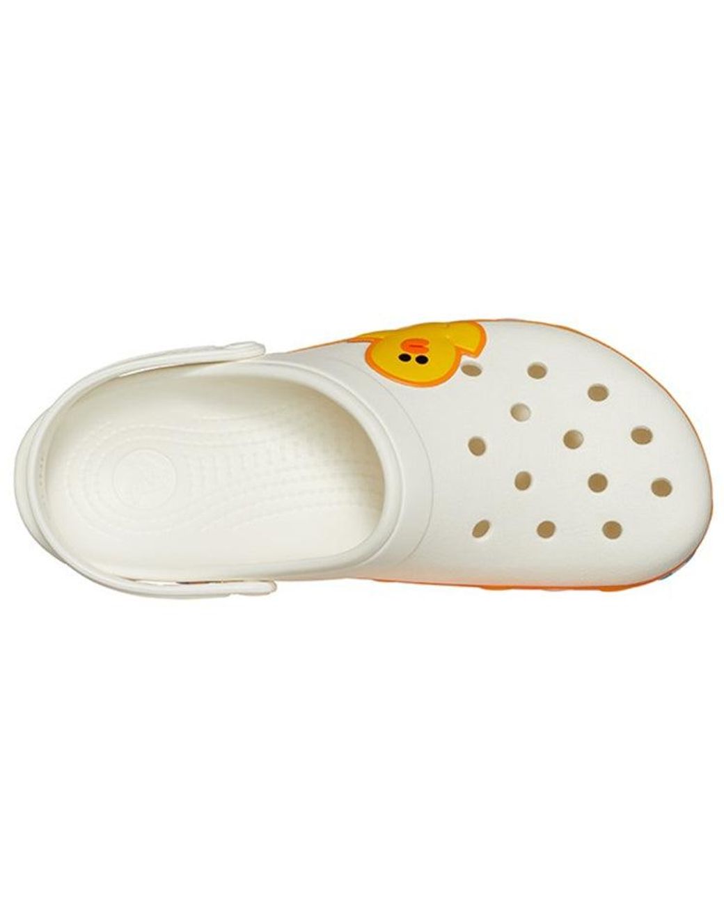CROCSTM Orange Classic Clog Line Friends Beach Sandals