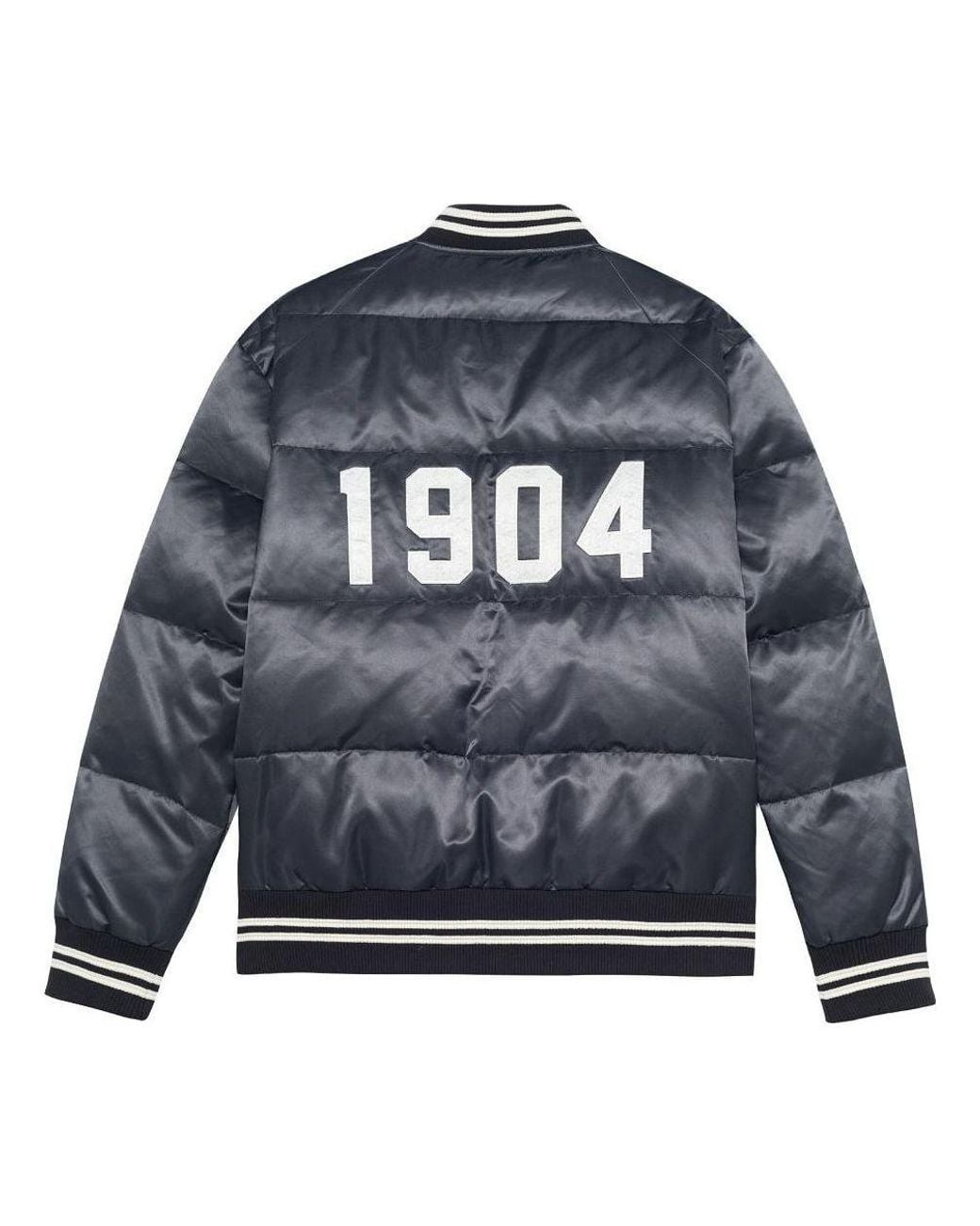 Mitchell & Ness Blue Down Jacket for men