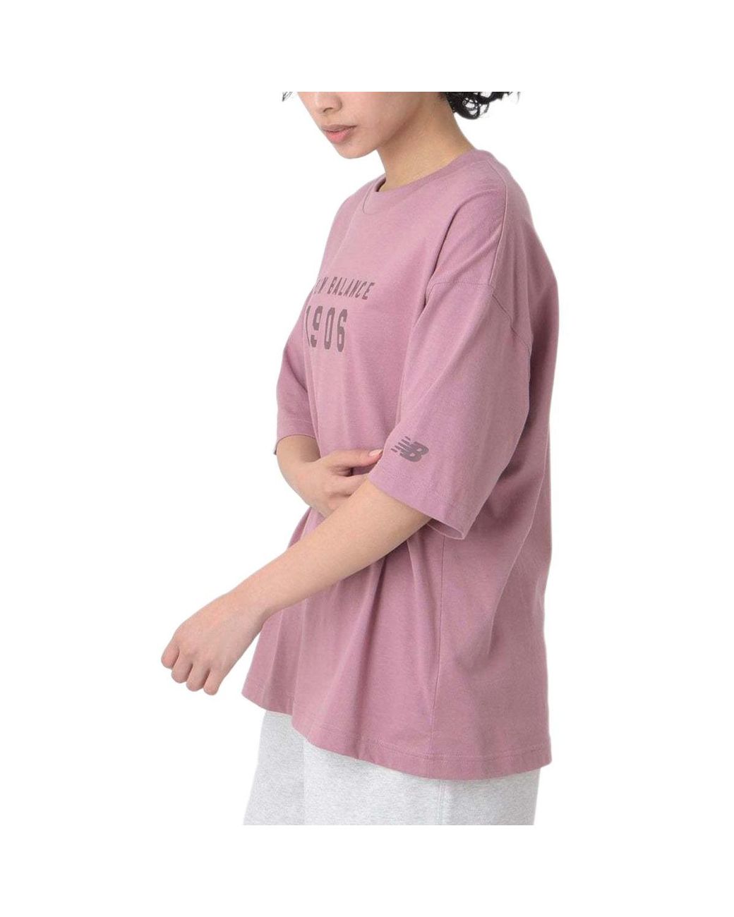 New Balance Purple (Wmns) Iconic Collegiate Jersey Oversized