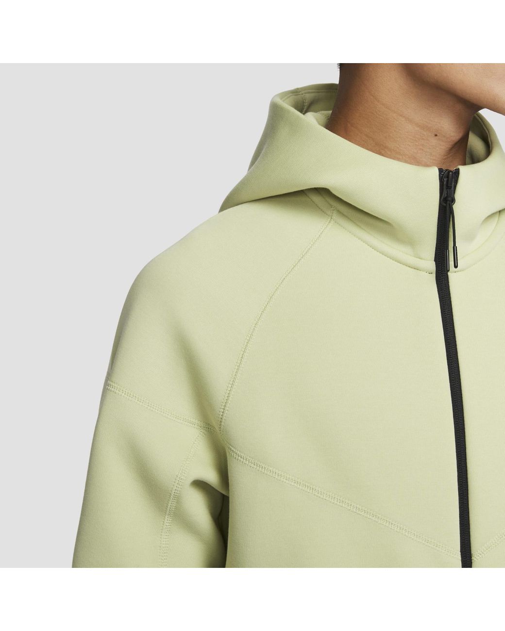 Nike Green Tech Fleece Full-Zip Windrunner Hooded Jacket Asia Sizing for men