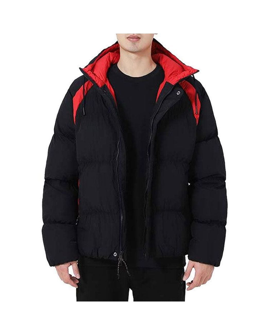 Nike Blue Contrasting Colors Printing Stay Warm Hooded Jacket for men