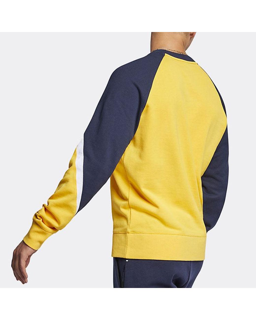 Nike Yellow Large Colorblock Casual Sports for men