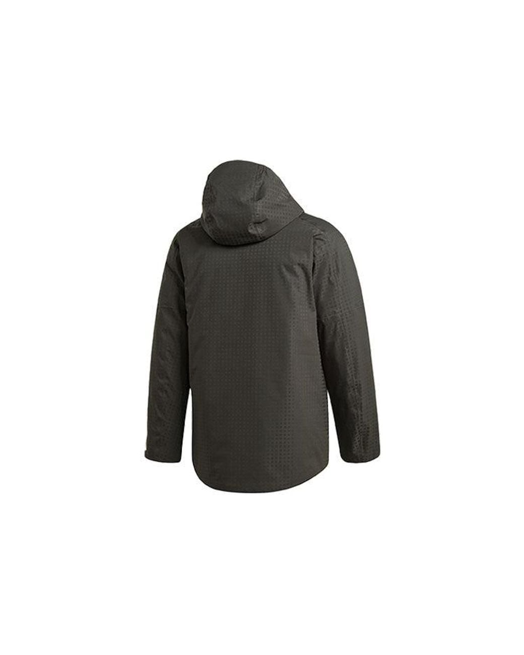 Adidas Gray Cap 3In1 R.R J Outdoor Windproof Hooded Down Jacket for men