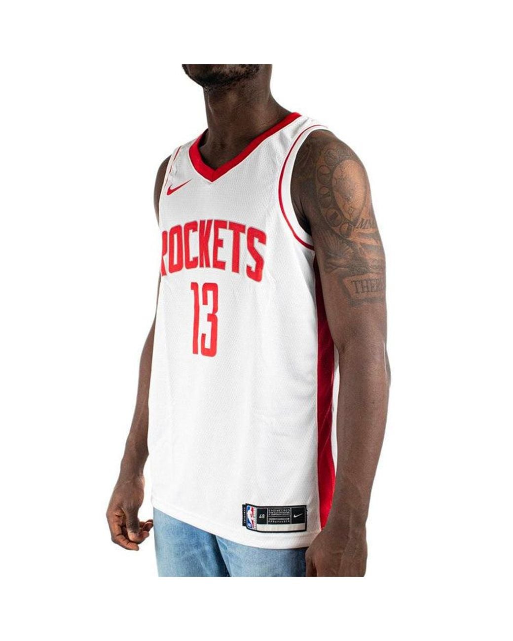 Nike James Harden Houston Rockets Whitered for men