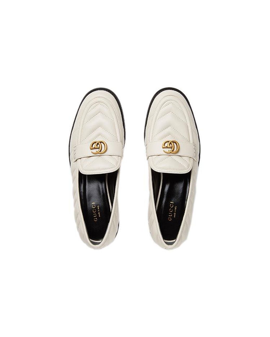 Gucci White (Wmns) Loafer With Double G