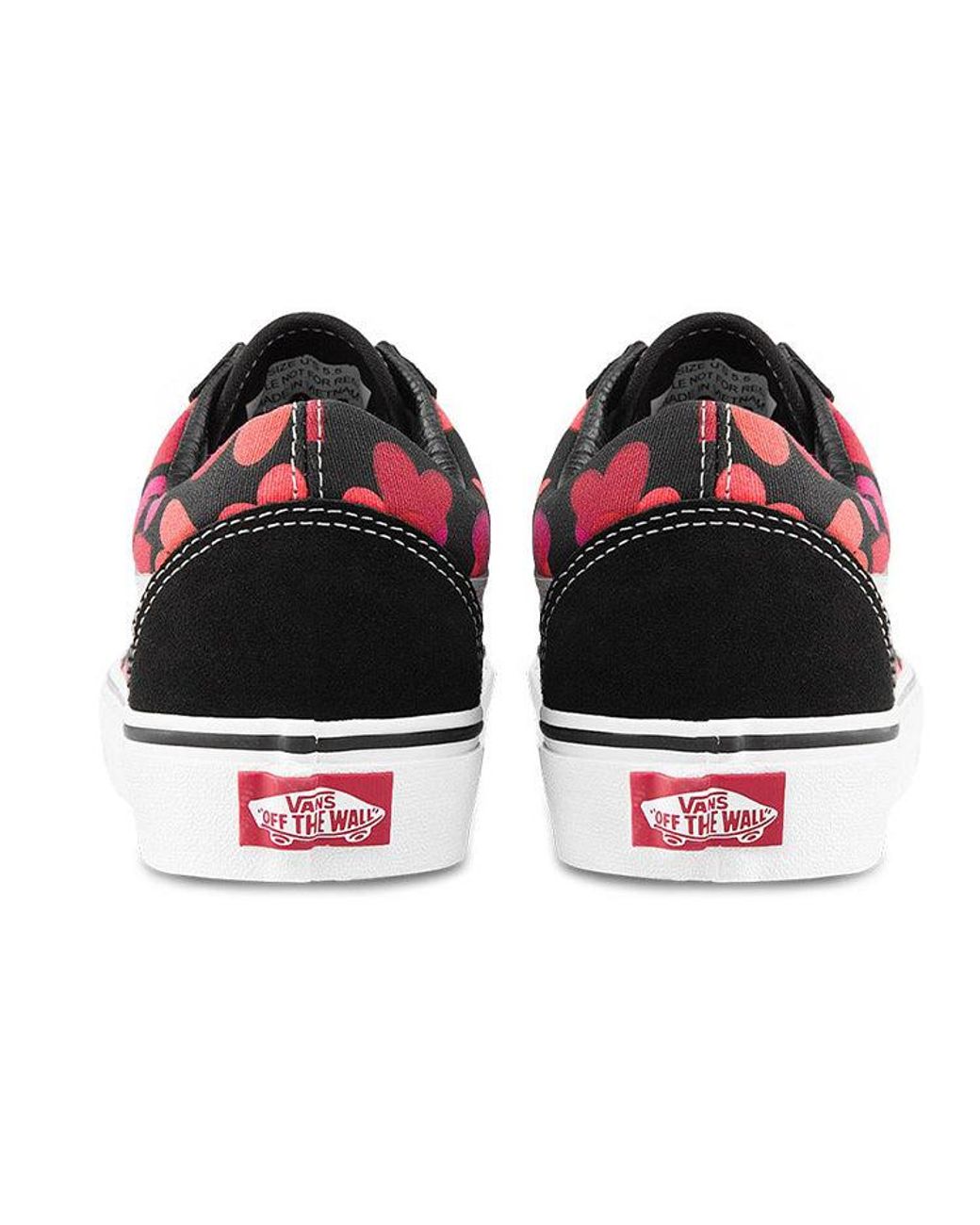 Vans Red Old Skool 'Valentines Hearts' for men