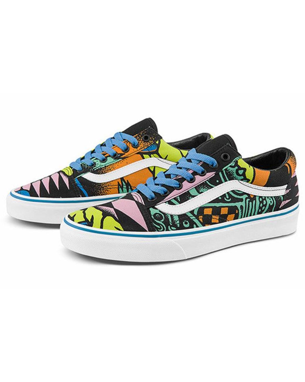 【MONKEY TIME当選/新品未使用】mindseeker × Vans old skool Lightning 2nd / バンズ Limited FLAME FIRE マインドシーカー US8.5 26.5cm Vans - Old Skool 36 DX Sneakers - Women\u0027s Collection - - Yellow