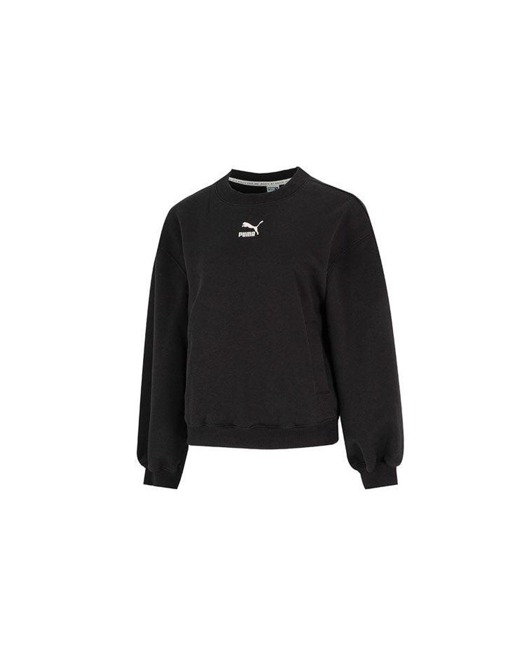 PUMA Black (Wmns) Graphic Sweatshirt