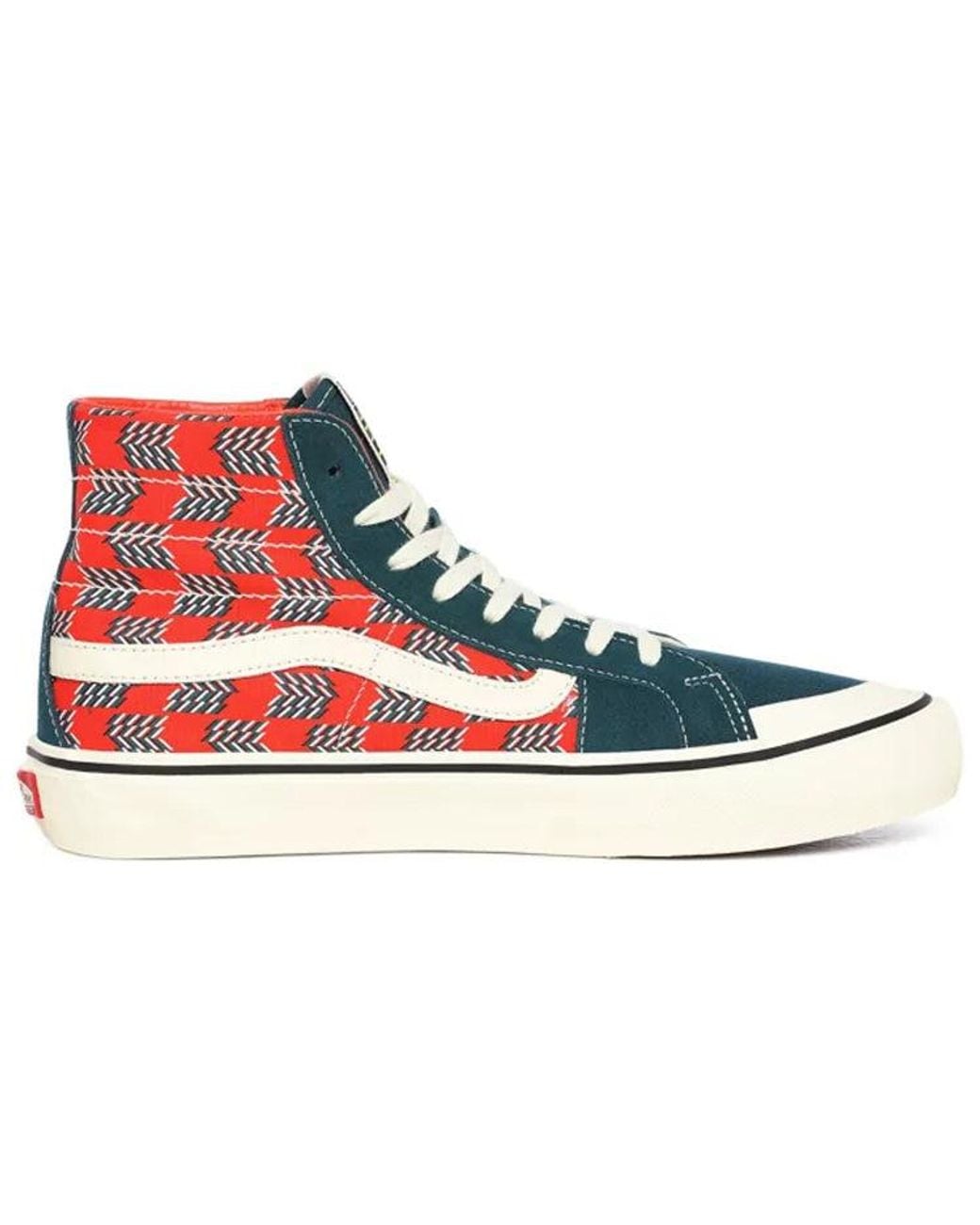 Vans Blue Mod Checkerboard Sk8-Hi 138 Decon Sf for men