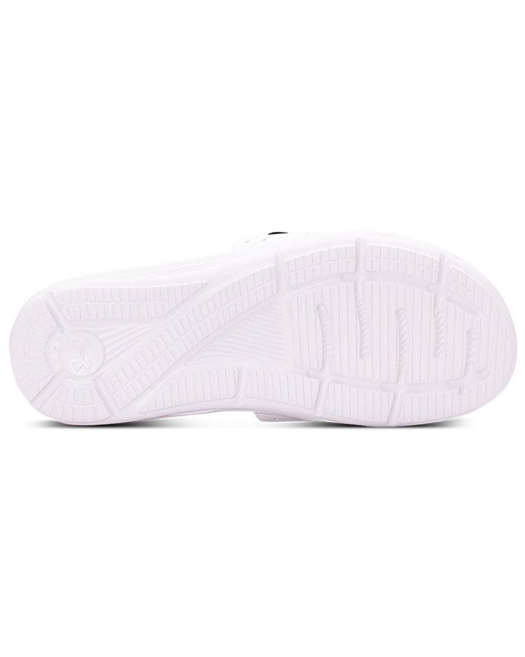 Under Armour Black Ignite 6 Graphic Strap Slide for men