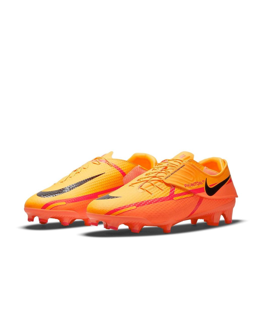 Nike Orange Phantom Gt2 Academy Flyease Fg Mg for men