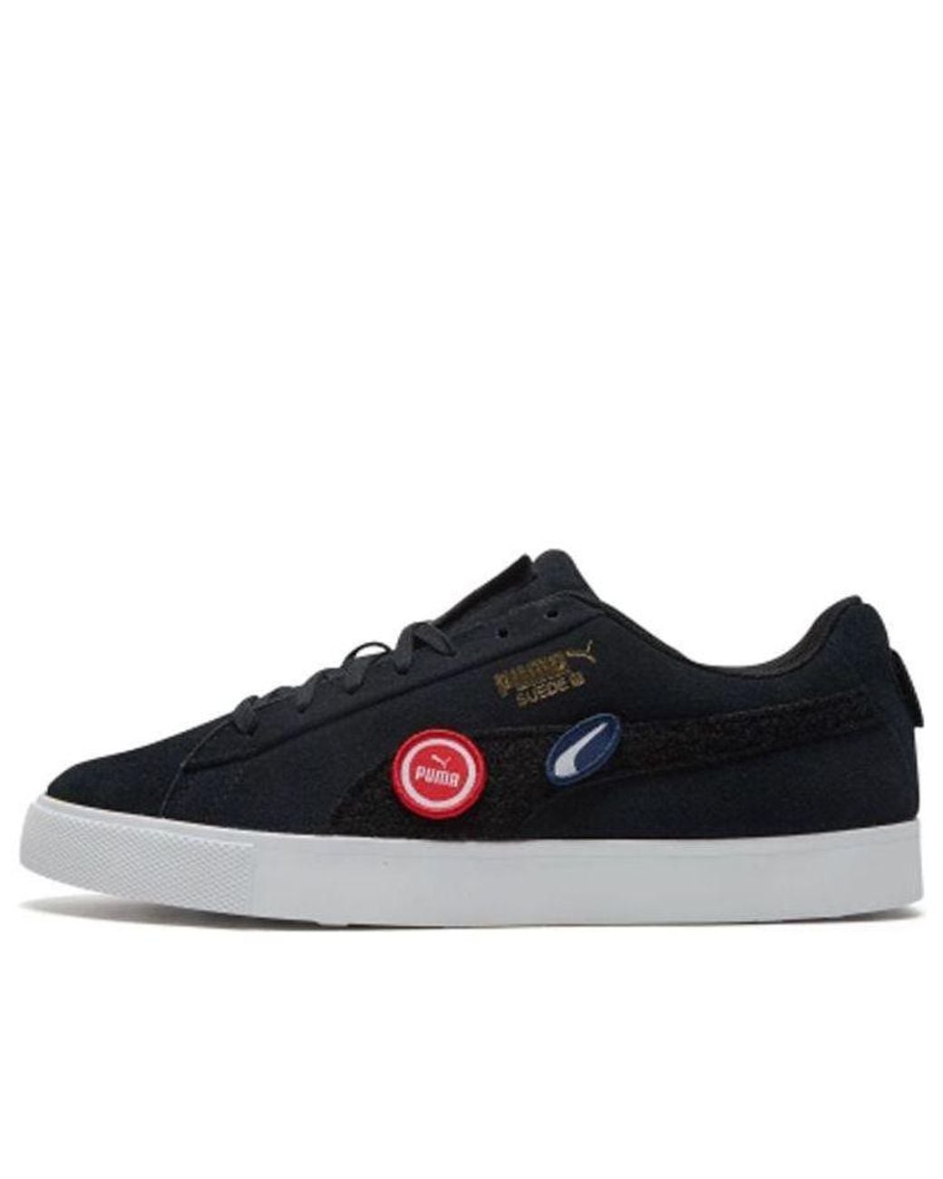 PUMA Black Suede Golf Patch Le for men
