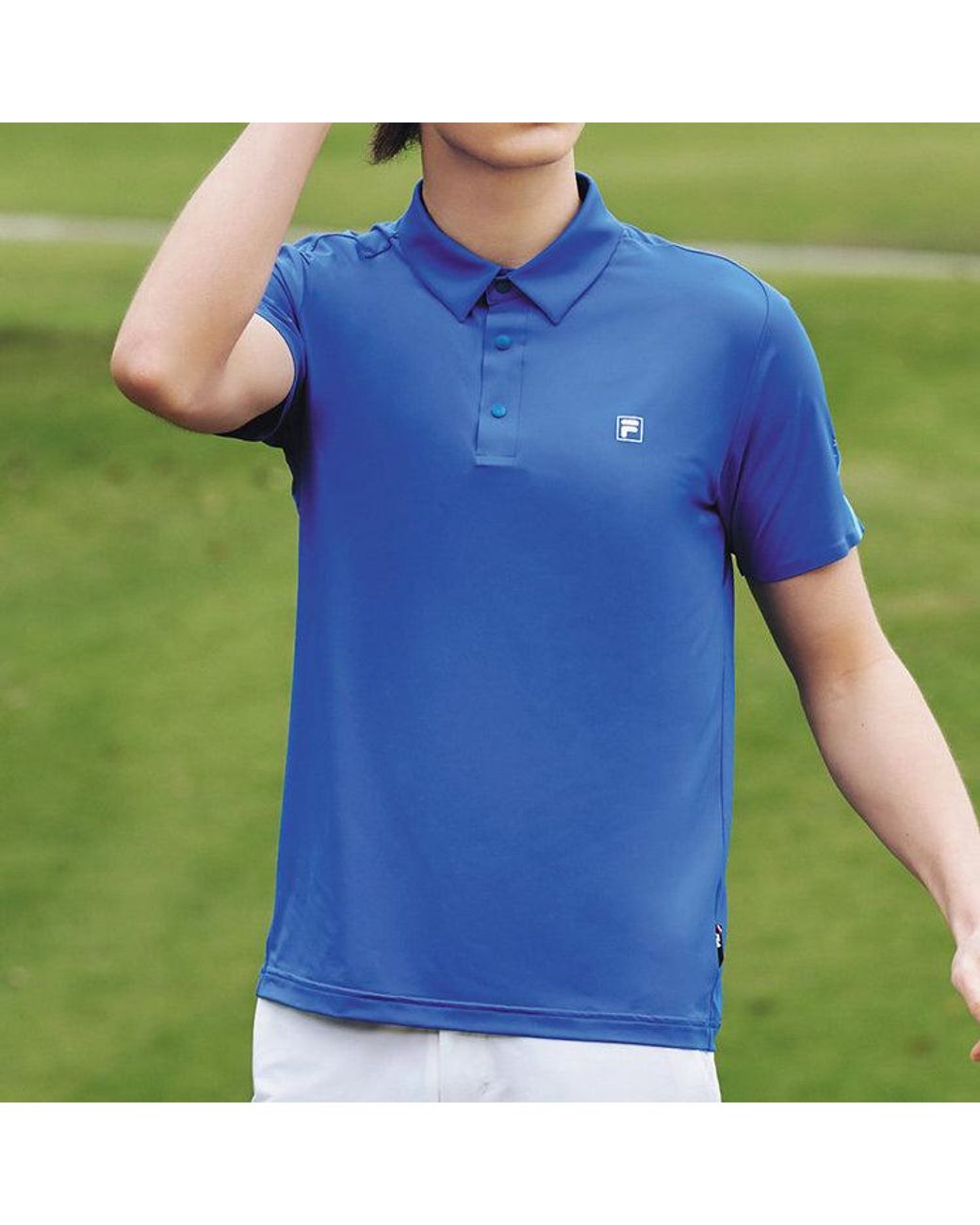 Fila Blue Athletics Casual Sports Short Sleeve Polo Shirt for men