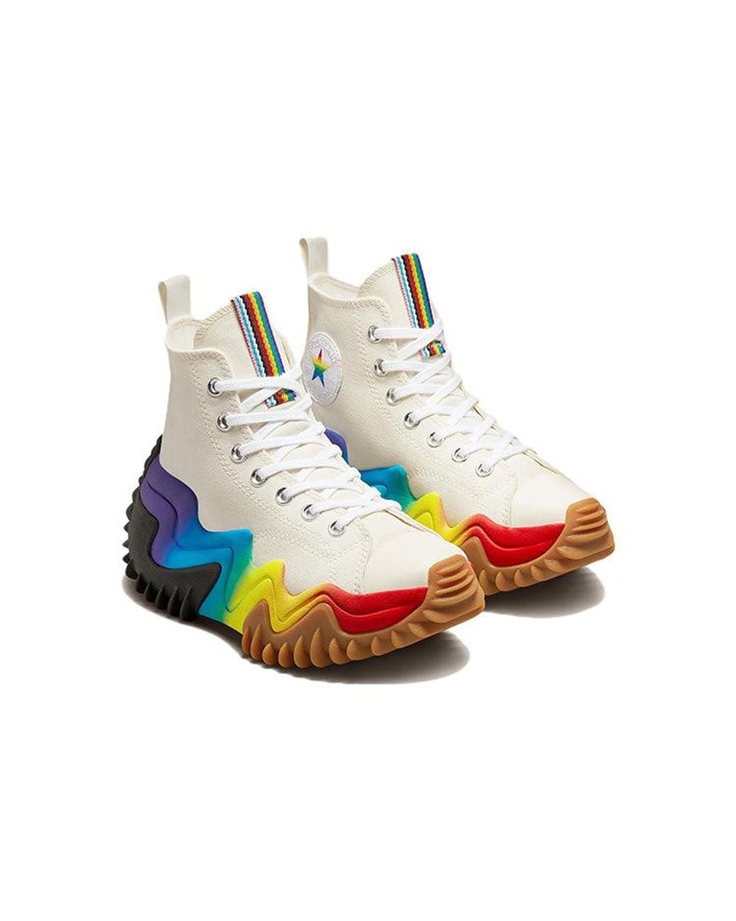 Converse Blue Run Star Motion Platform High for men