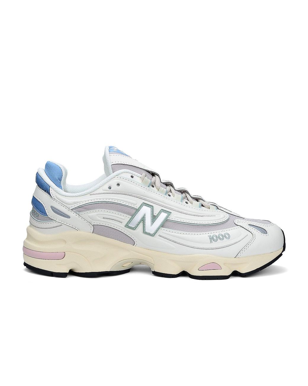 New Balance White 1000 Sneakers for men