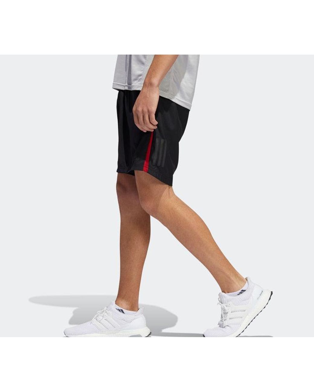 Adidas Blue Side Stripe Training Sports Shorts for men