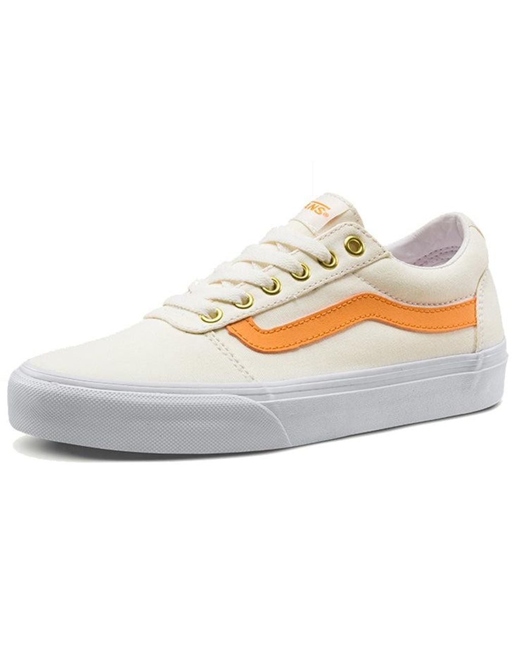Vans White (Wmns) Ward 'Tangerine Off'